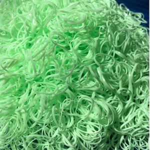 1800 piece Green hair ties